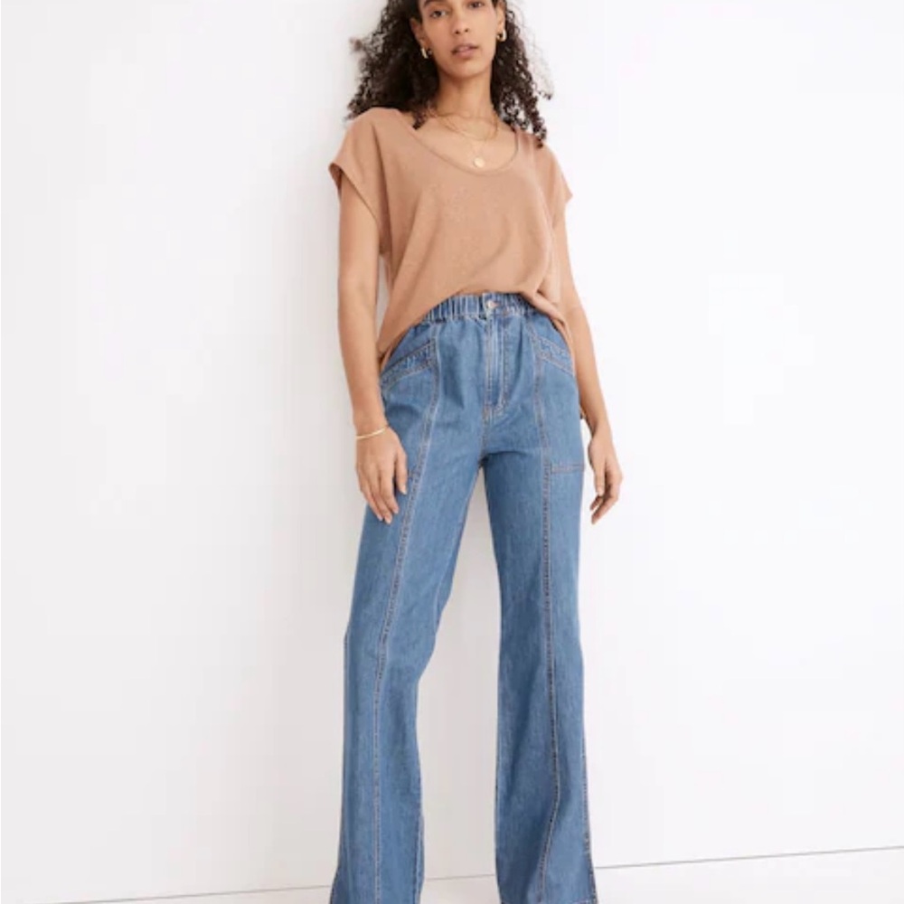 Blue Flare Jeans